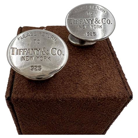 vintage tiffany cufflinks replica|Tiffany Silver Cufflinks .